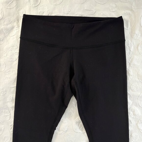 Lululemon Wunder Under Pant III Full-On Luon 28" Black Mid-Rise Yoga Leggings 8 - Picture 4 of 11